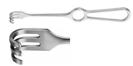 ФОЛЬКМАН РЕТРАКТОР 3-ЗУБ. ТУП. 15. 5X14MM 220MM